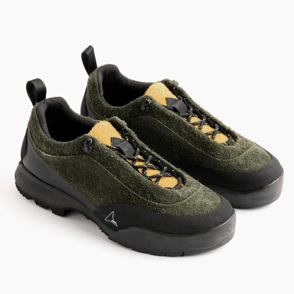 ROA Hiking Cingino Sneakers in Olive & Yellow 42 Mens New with Box Shoes - Picture 1 of 16